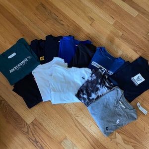 Lot of boys Abercrombie long sleeve 7/8